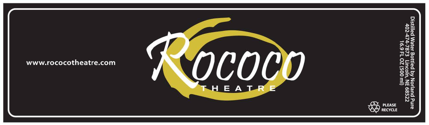 Norland Pure custom label for Rococo Theatre
